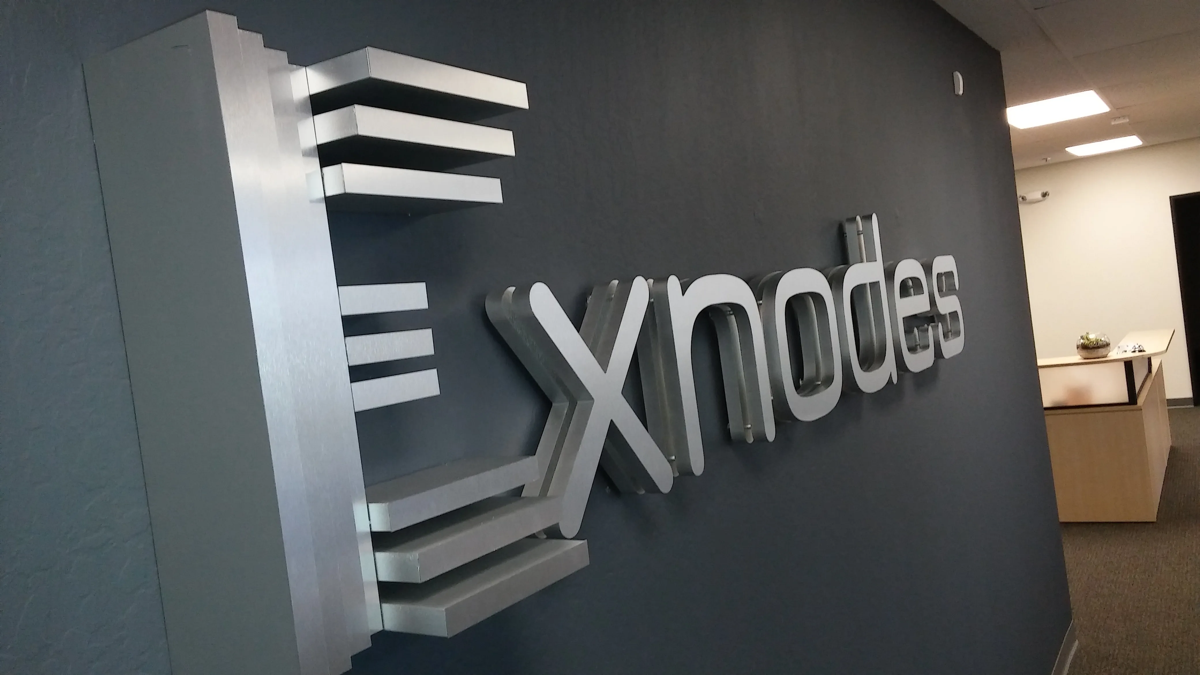 Acrylic dimensional letters lobby sign — Clear Line Signs San Jose